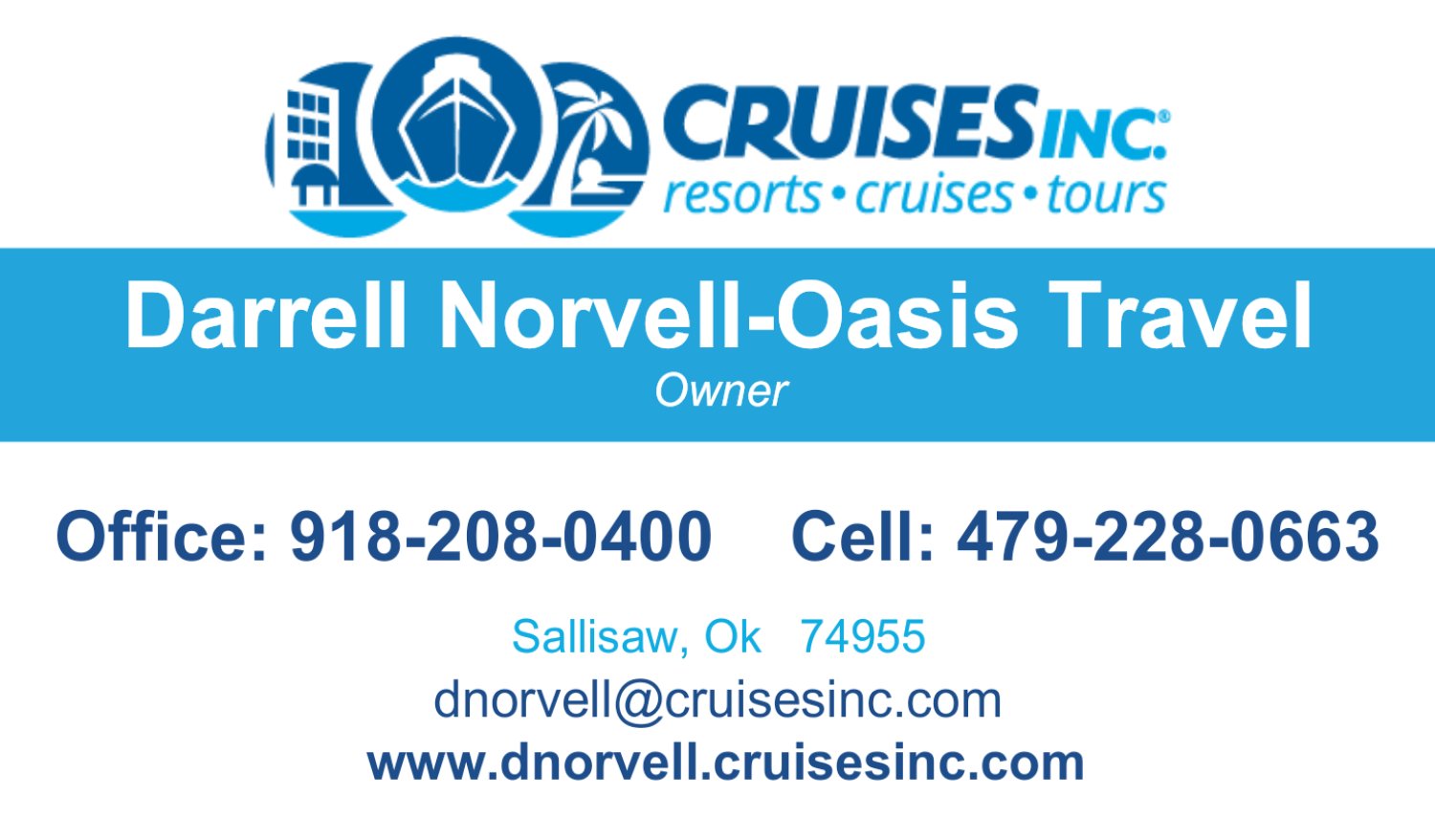 Cruises Inc. – Travel Agent